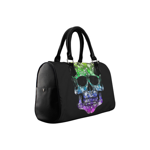 Awesome Bubble Skull E by JamColors Boston Handbag (Model 1621)