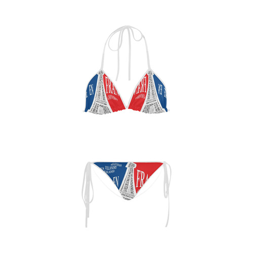 Eiffel Tower Custom Bikini Swimsuit