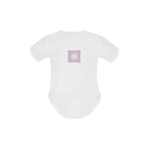 Protection-Jerusalem by love-Sitre Haim Baby Powder Organic Short Sleeve One Piece (Model T28)