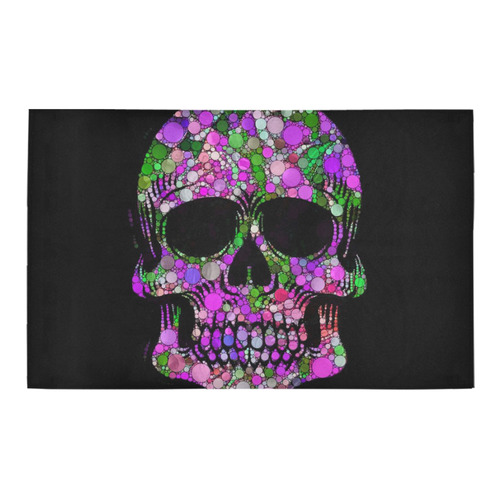 Awesome Bubble Skull B by JamColors Bath Rug 20''x 32''