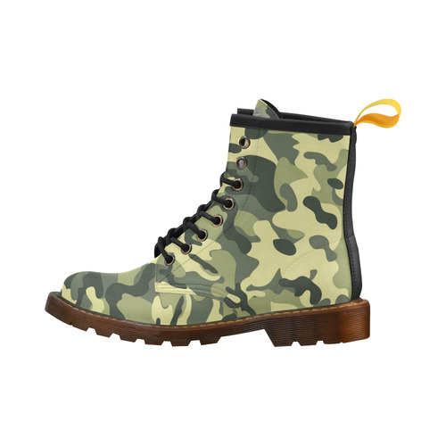 Camo High Grade PU Leather Martin Boots For Men Model 402H