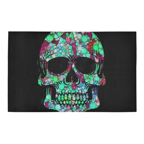 Awesome Bubble Skull C by JamColors Bath Rug 20''x 32''
