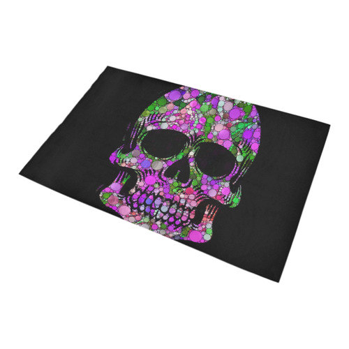 Awesome Bubble Skull B by JamColors Bath Rug 20''x 32''