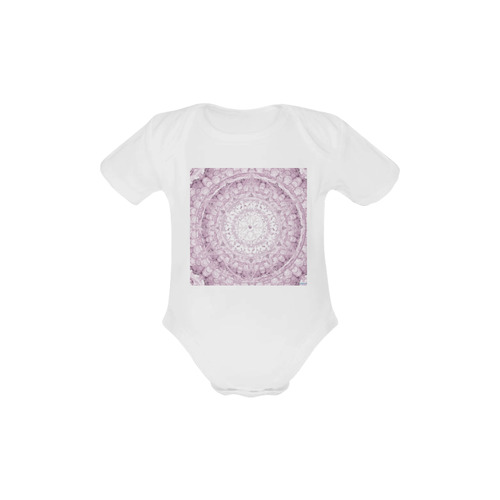 Protection-Jerusalem by love-Sitre Haim Baby Powder Organic Short Sleeve One Piece (Model T28)