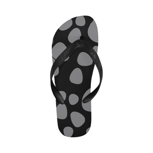 BLACK LEOPARD Flip Flops for Men/Women (Model 040)