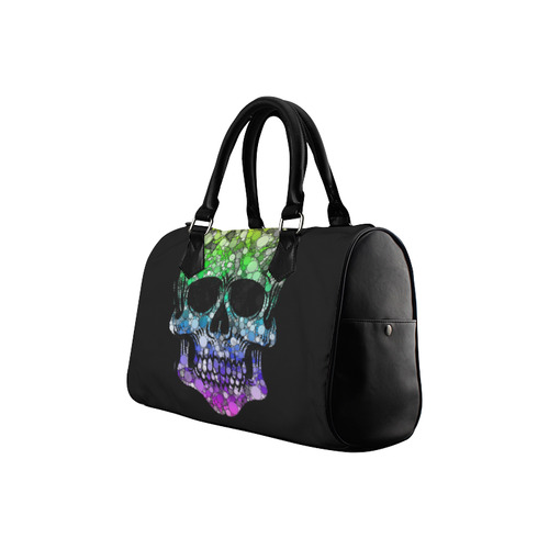 Awesome Bubble Skull E by JamColors Boston Handbag (Model 1621)