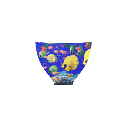 Underwater World Ocean Animals Fish Coral Custom Bikini Swimsuit