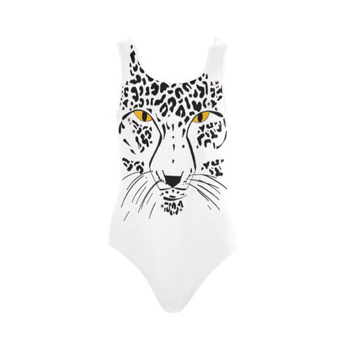 Cheetah Vest One Piece Swimsuit (Model S04)