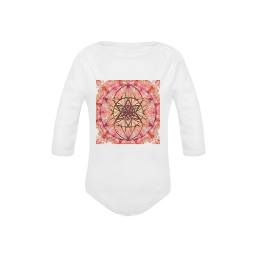 protection- vitality and awakening by Sitre haim Baby Powder Organic Long Sleeve One Piece (Model T27)