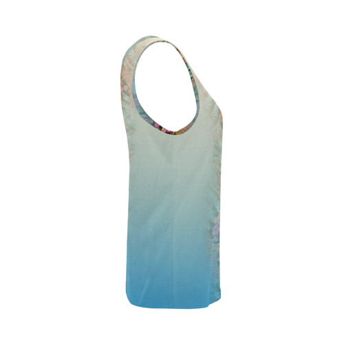 Hawaiian Ombre All Over Print Tank Top for Women (Model T43)