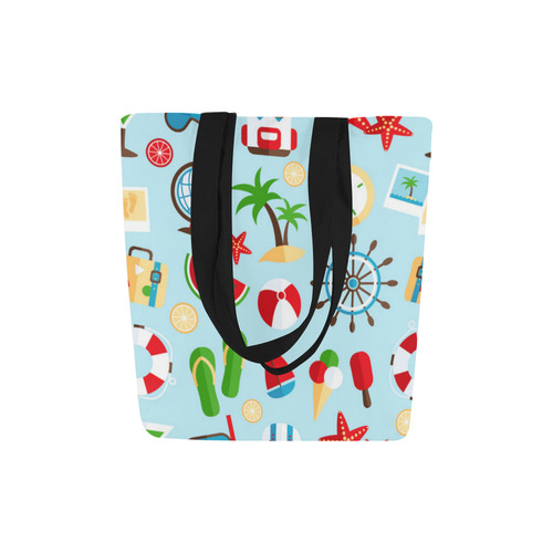 World Travel Beach Summer Fun Canvas Tote Bag (Model 1657)