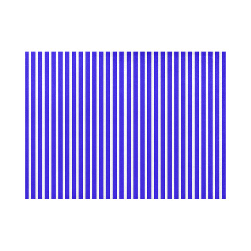 Blue White Candy Striped Placemat 14’’ x 19’’ (Set of 6)