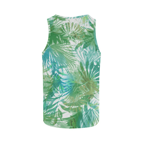 Tropical All Over Print Tank Top for Women (Model T43)