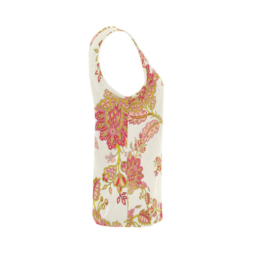 Golden Ruby All Over Print Tank Top for Women (Model T43)