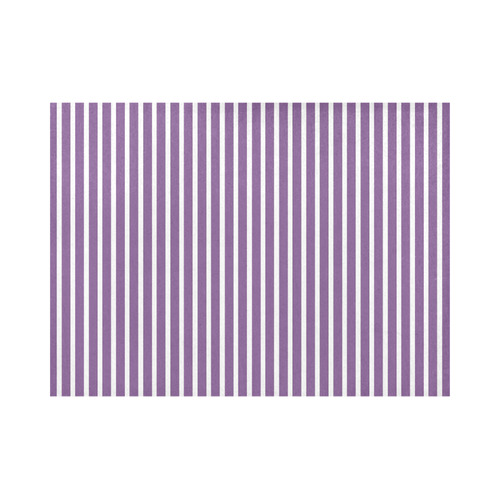 Purple White Candy Striped Placemat 14’’ x 19’’ (Set of 4)