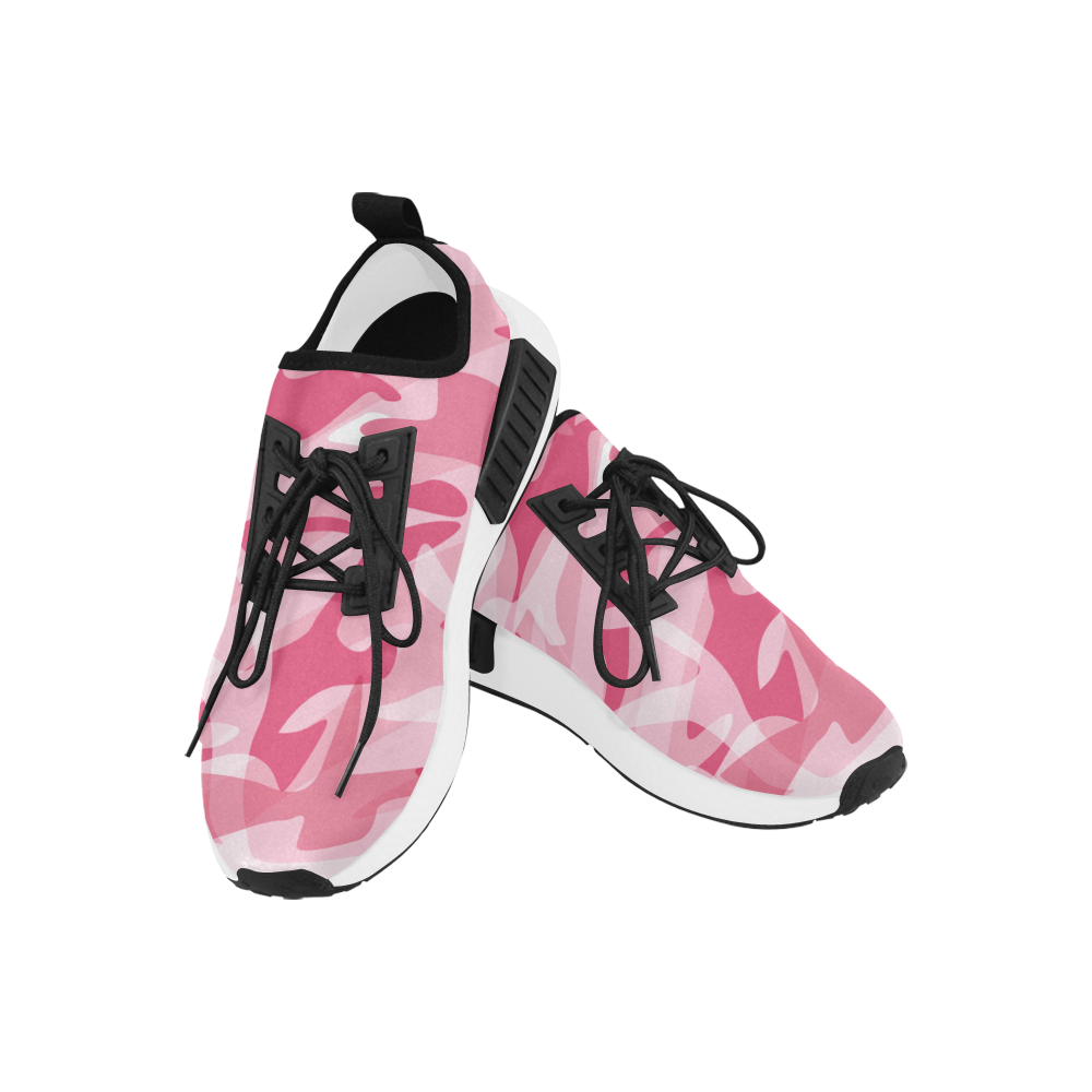 pink camo running shoes