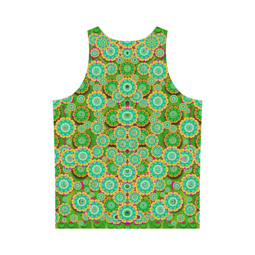 Flowers In mind In happy soft Summer Time All Over Print Tank Top for Men (Model T43)