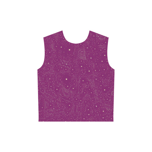 Awesome allover Stars 01E by FeelGood All Over Print Sleeveless Hoodie for Women (Model H15)