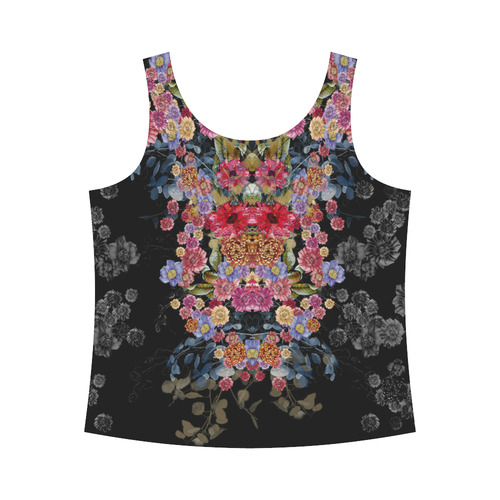 Garden Floral All Over Print Tank Top for Women (Model T43)