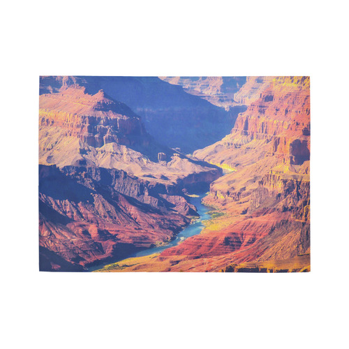mountain and desert at Grand Canyon national park, USA Area Rug7'x5'