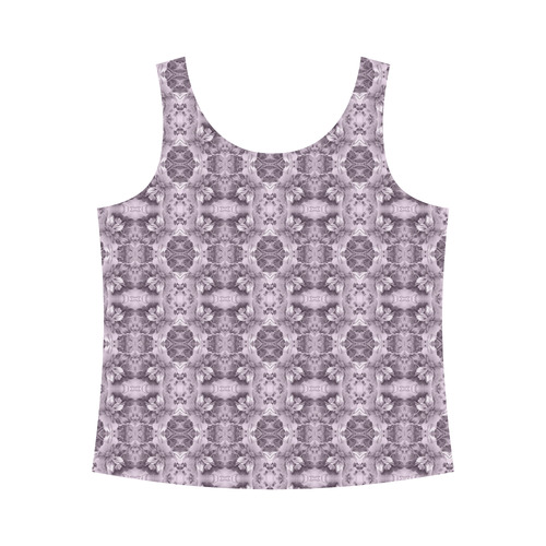 Gray Royalty All Over Print Tank Top for Women (Model T43)