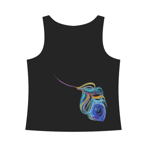 Peacock All Over Print Tank Top for Women (Model T43)