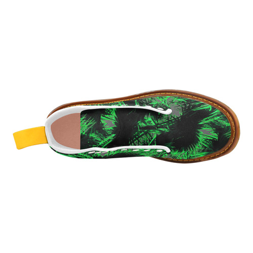 green palm leaves texture abstract background Martin Boots For Women Model 1203H