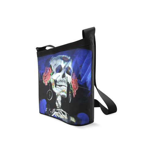 Sugar Skull and Roses Crossbody Bags (Model 1613)