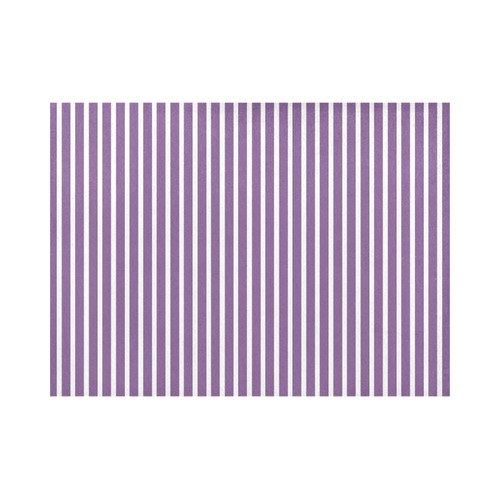 Purple White Candy Striped Placemat 14’’ x 19’’ (Set of 6)