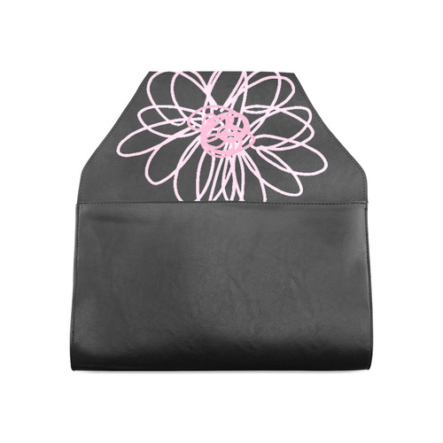 Pink flower Clutch Bag (Model 1630)