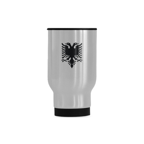 Alb-Eagle-1 Travel Mug (Silver) (14 Oz)