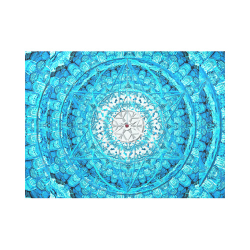 Protection from Jerusalem in blue Placemat 14’’ x 19’’ (Set of 4)