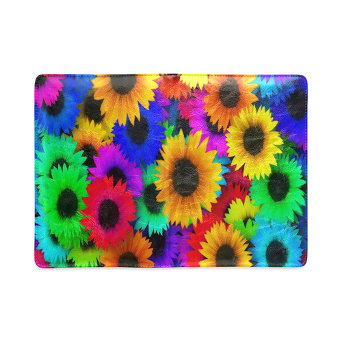 Neon Rainbow Pop Sunflowers Custom NoteBook A5