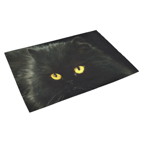 Black Cat Azalea Doormat 30" x 18" (Sponge Material)