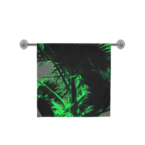 green palm leaves texture abstract background Bath Towel 30"x56"
