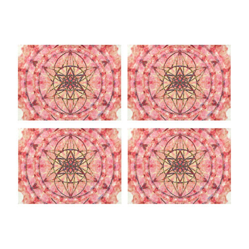 protection- vitality and awakening by Sitre haim Placemat 14’’ x 19’’ (Four Pieces)