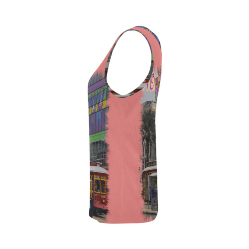 CANAL STREET All Over Print Tank Top for Women (Model T43)