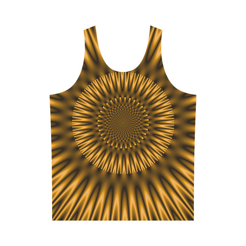 Golden Lagoon All Over Print Tank Top for Men (Model T43)