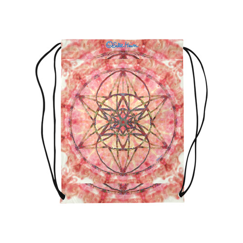 protection- vitality and awakening by Sitre haim Medium Drawstring Bag Model 1604 (Twin Sides) 13.8"(W) * 18.1"(H)