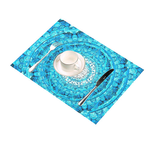 Protection from Jerusalem in blue Placemat 14’’ x 19’’ (Set of 2)