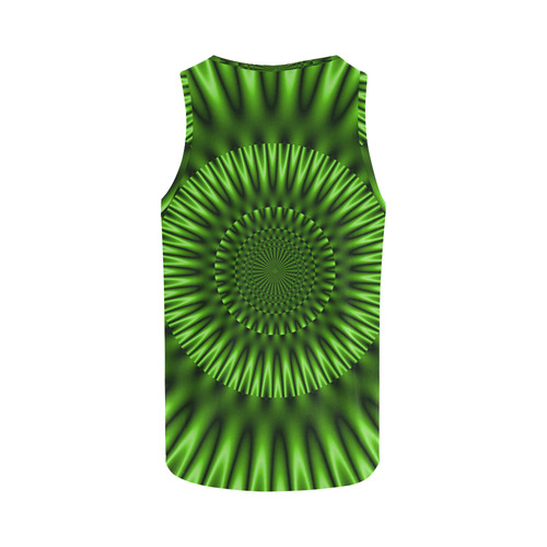 Green Lagoon All Over Print Tank Top for Men (Model T43)