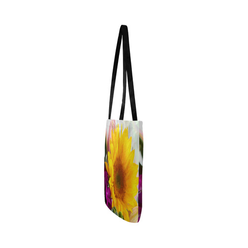Floral Watercolor With Yellow Daisy Reusable Shopping Bag Model 1660 (Two sides)