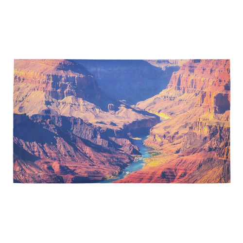 mountain and desert at Grand Canyon national park, USA Bath Rug 16''x 28''
