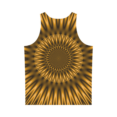 Golden Lagoon All Over Print Tank Top for Men (Model T43)