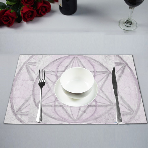 Protection- transcendental love by Sitre haim Placemat 12’’ x 18’’ (Set of 2)