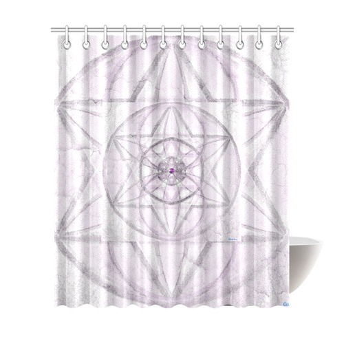 Protection- transcendental love by Sitre haim Shower Curtain 72"x84"