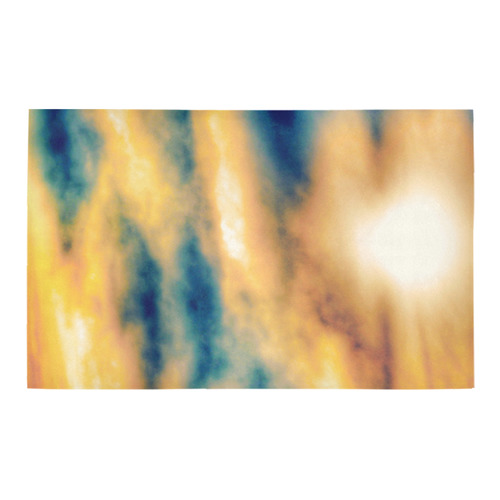 beautiful cloudy sunset sky in summer Bath Rug 20''x 32''