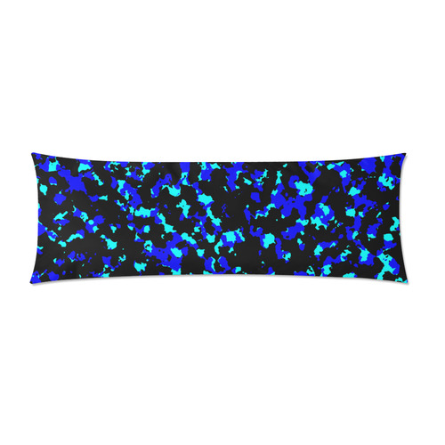 bluecamo1 Custom Zippered Pillow Case 21"x60"(Two Sides)
