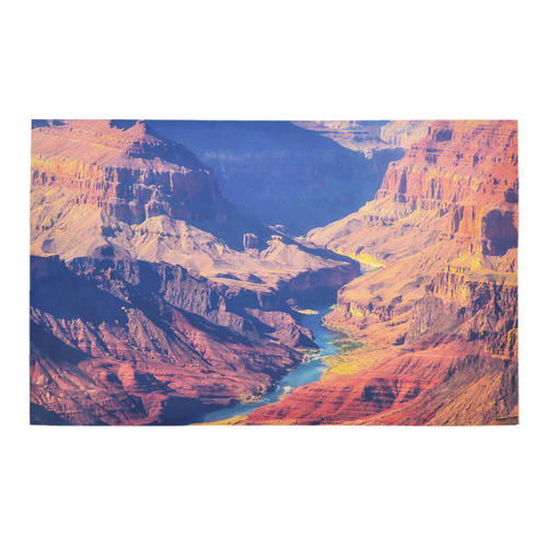 mountain and desert at Grand Canyon national park, USA Bath Rug 20''x 32''