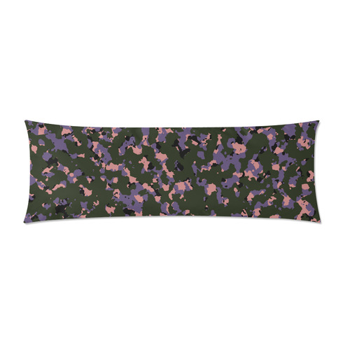 lavendercamo Custom Zippered Pillow Case 21"x60"(Two Sides)